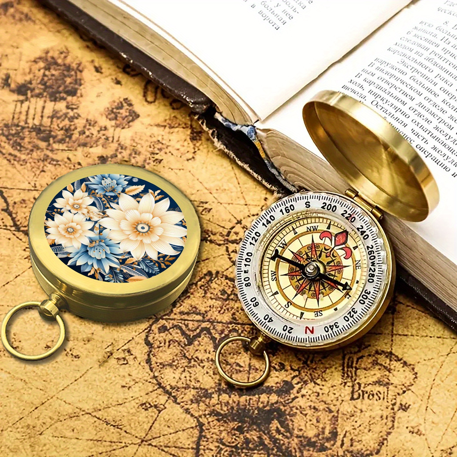 Classic Pocket Style Camping Compass for Outdoor Adventures