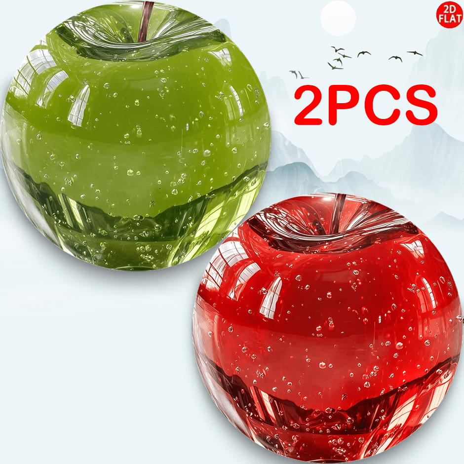 TEMU 2pcs/set (2d Flat) Red And Green Fashion Badges - Suitable For Fun Creativity Family, , , Ideal For Backpacks, Anime Badges, Hat Decorations,