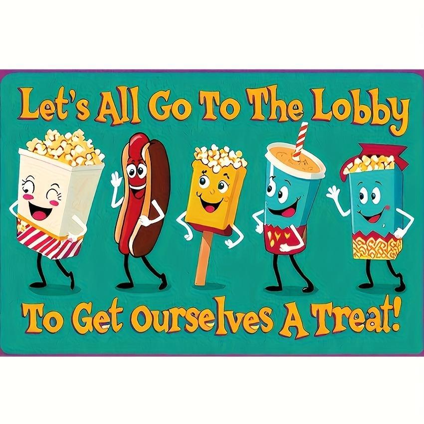 TEMU 2d Flat - Local Cute Gaming Room Snacks Sign | All Go To Vintage Wall Decor Retro Vintage Metal Tin Sign Home Bar Kitchen Farmhouse Home Decor