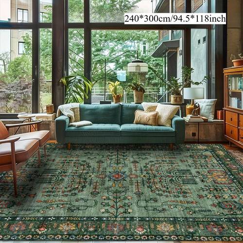 alfombra extragrande de terciopelo, 1 pieza, 830 g/m², con de estilo aristocrático vintage. estilo decorativo , adecuada para múltiples como alfombras de , cojines de sofá, felpudos, alfombras de dormitorio y alfombras de exterior. ideal para