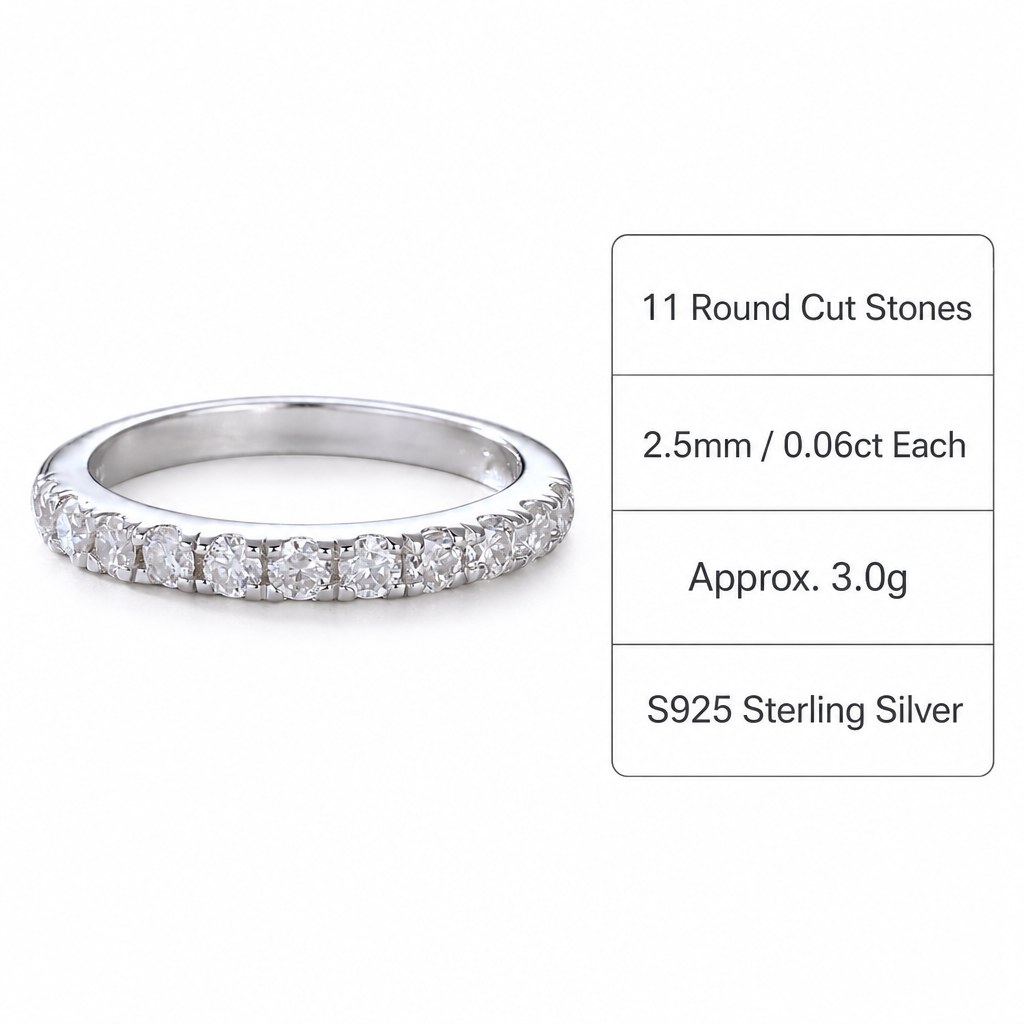Men's Bling Moissanite Hip Hop Statement Ring, Fashion Accessory