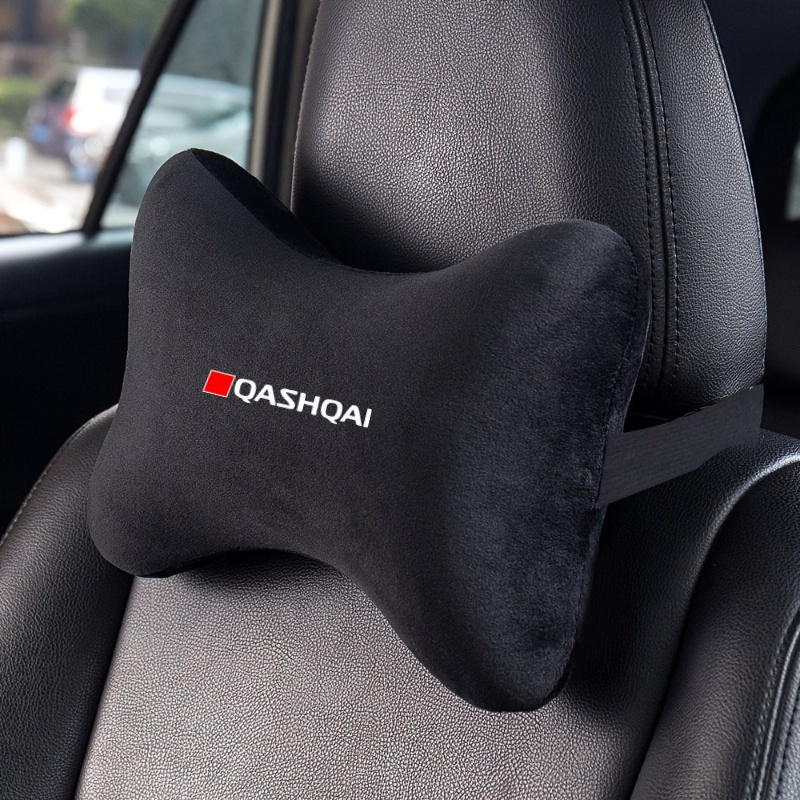 2 Stück Auto Nackenkissen - PU Leder Kopfstützen Für Bequemes Fahren