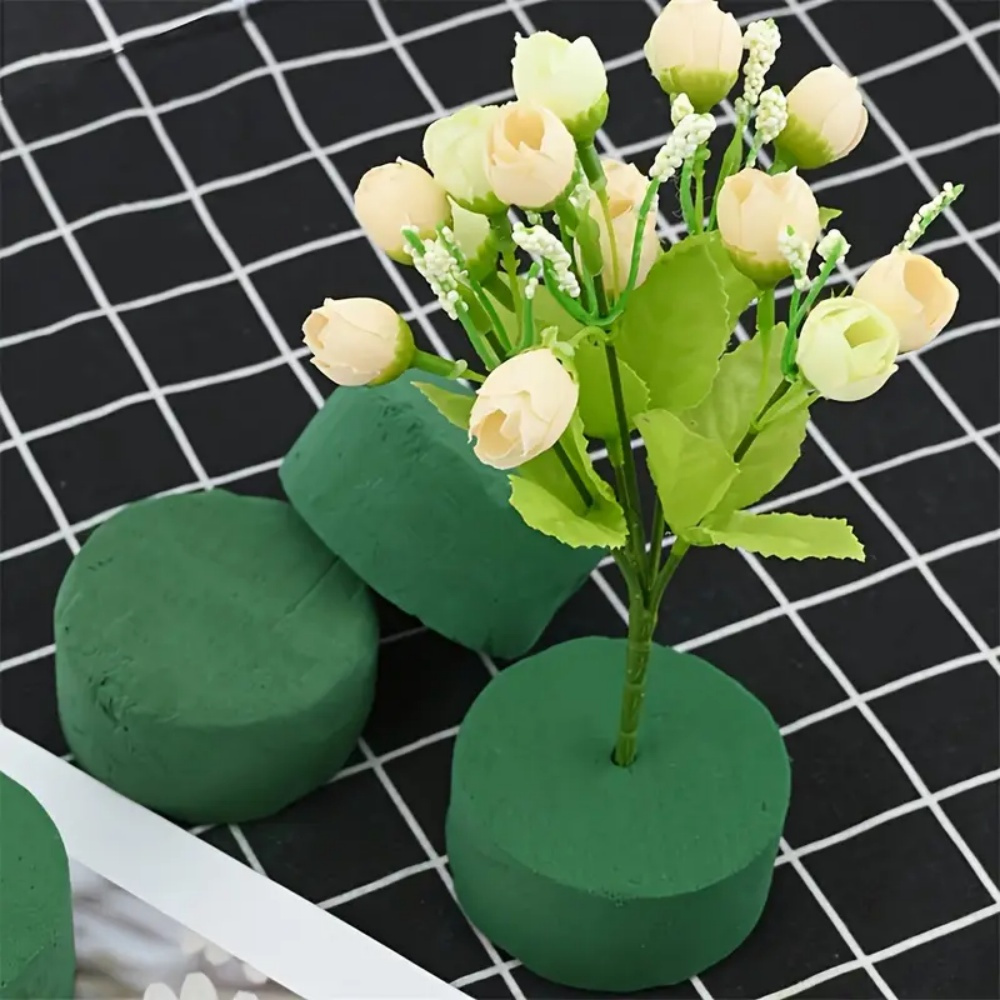 

3pcs Blocks - Flower Arrangement Sponge, Diy Crafts & Holiday Decorations, Foam Blocks For Artificial Flowers