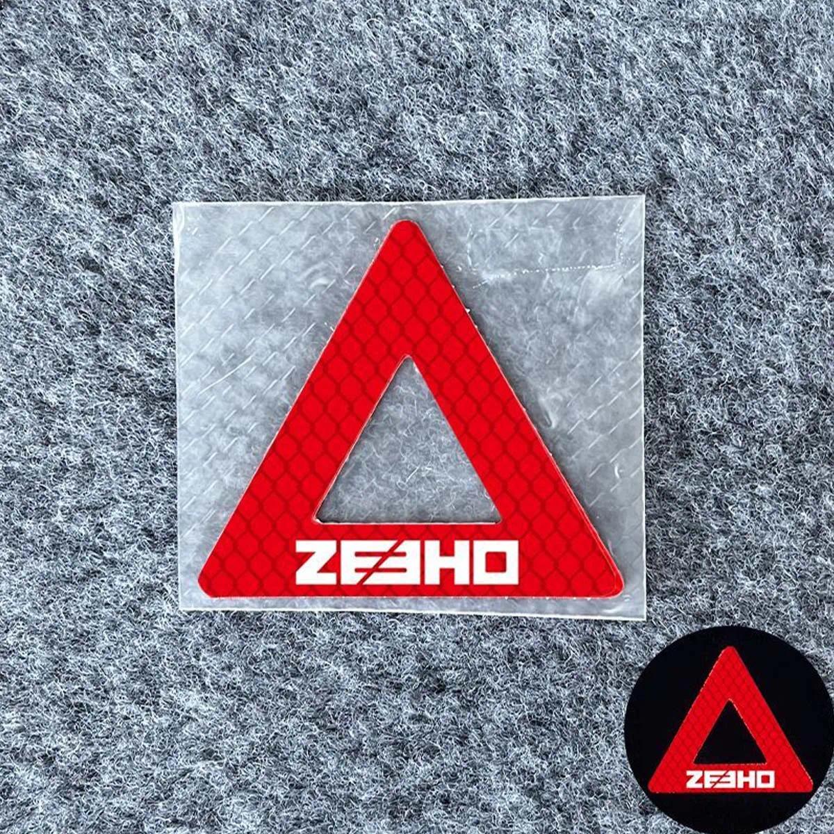 TEMU 1pc High Warning Triangle Sticker, Suitable For Motorcycles, Waterproof And Durable, Self-adhesive Safety Reminder Sticker, For Motorcycle Rear