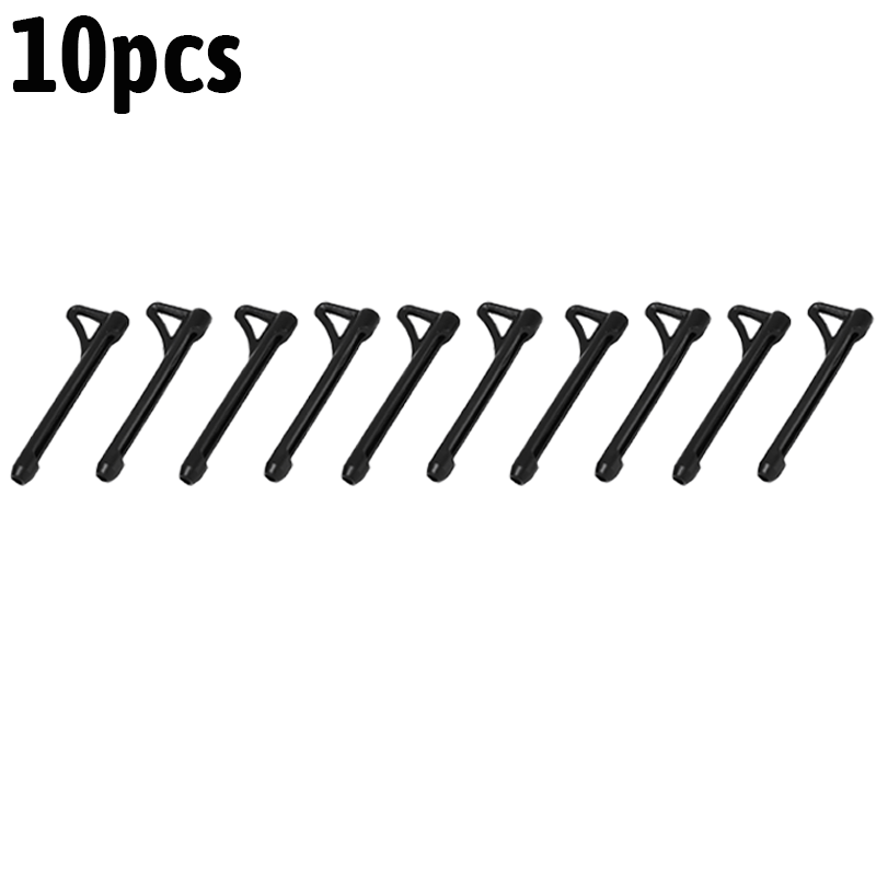 TEMU 10pcs Crochets d'oreille antidérapants en silicone, fixation pour lunettes, barre d'arrêt, support, fixation, extensions, embouts de branches,