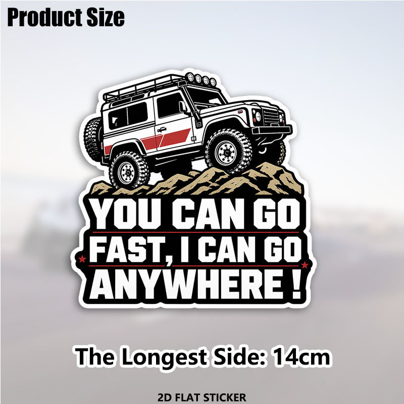 TEMU 1pc "" Sticker, Off-road Decal, Fun Vinyl Sticker, Gift For 4x4 Enthusiasts, Adventure Suv Window Decal, Off-road Bumper Sticker, Motorcycle