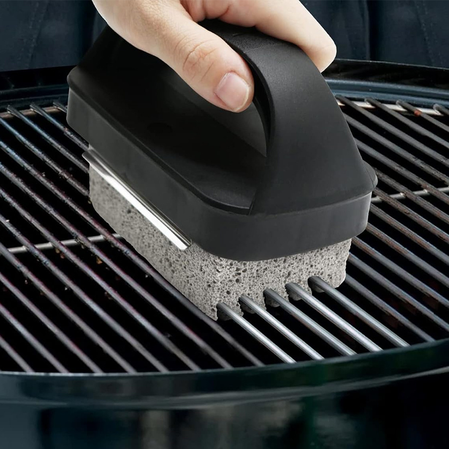 Image of Sturdy Scrub Brush Featuring An Ergonomic Grip, Designed As A Versatile Cleaning Tool For Dirt On Tile Grout, Shower Surfaces, , And Barbecue Grills, Easily Eliminating Baked-on Residues And Stains