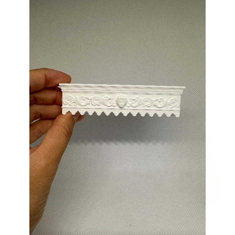 TEMU Cache-tringle de rideau miniature pour maison de poupée, embout de tringle romaine pour fenêtre, accessoire, ornement de bricolage pour salon ou