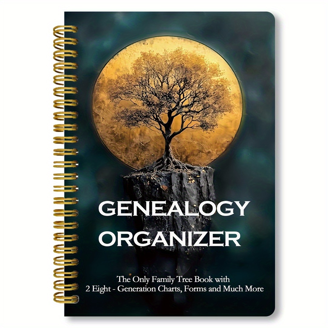 TEMU Manual, Log With Organizational Chart, Ideal Gift For Family Research And Records, Collection Book For Preserving 5.5x8.3 Inches
