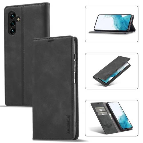 artikel foto telefoonhoesje: sterk magnetisch microvezel telefoonhoesje met vintage textuur flipcover-ontwerp, valbescherming voor for samsung s23 s23 plus s23 s23 fe s24 s24 plus s24 s24 fe s25 s25 plus s25 s25 fe s25 edge s26 s26 plus s26 . geschikt als cadeau voor pasen, kerstmis