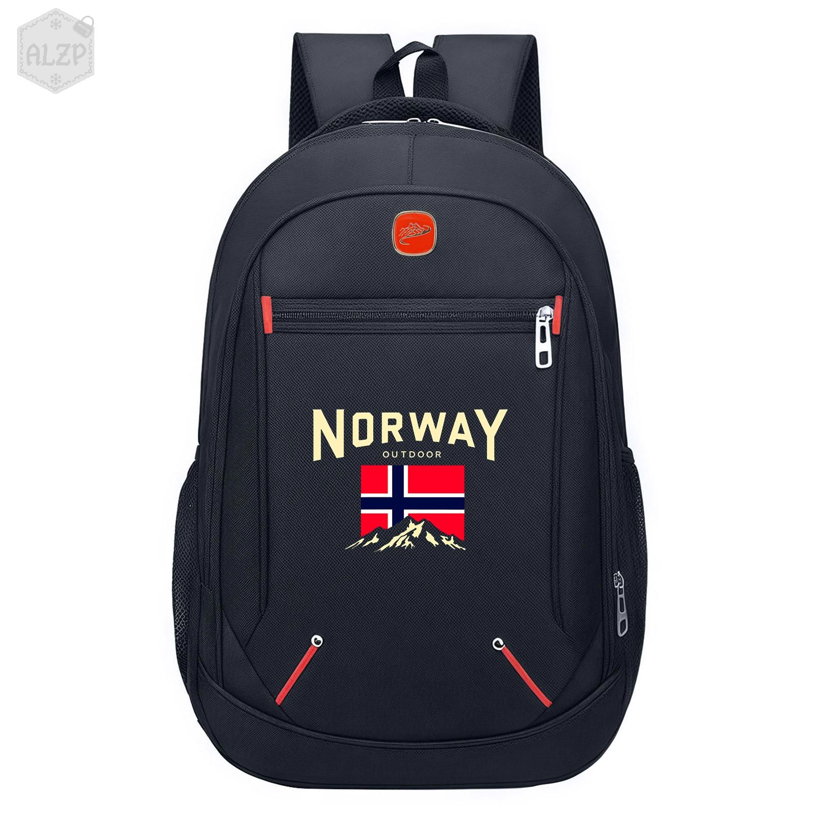 TEMU Norway Outdoor Backpack Durable Oxford Fabric Rucksack For Hiking Camping Trekking Travel Gear Essentials Norway Outdoor Daypack Casual Hiking