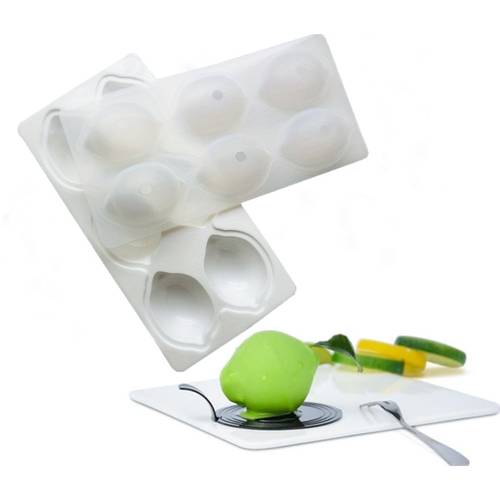 in silicone a 6 cavità per mousse - design realistico di per francesi, cioccolato e - , facile da pulire, per festività e , per la | design realistico | silicone |