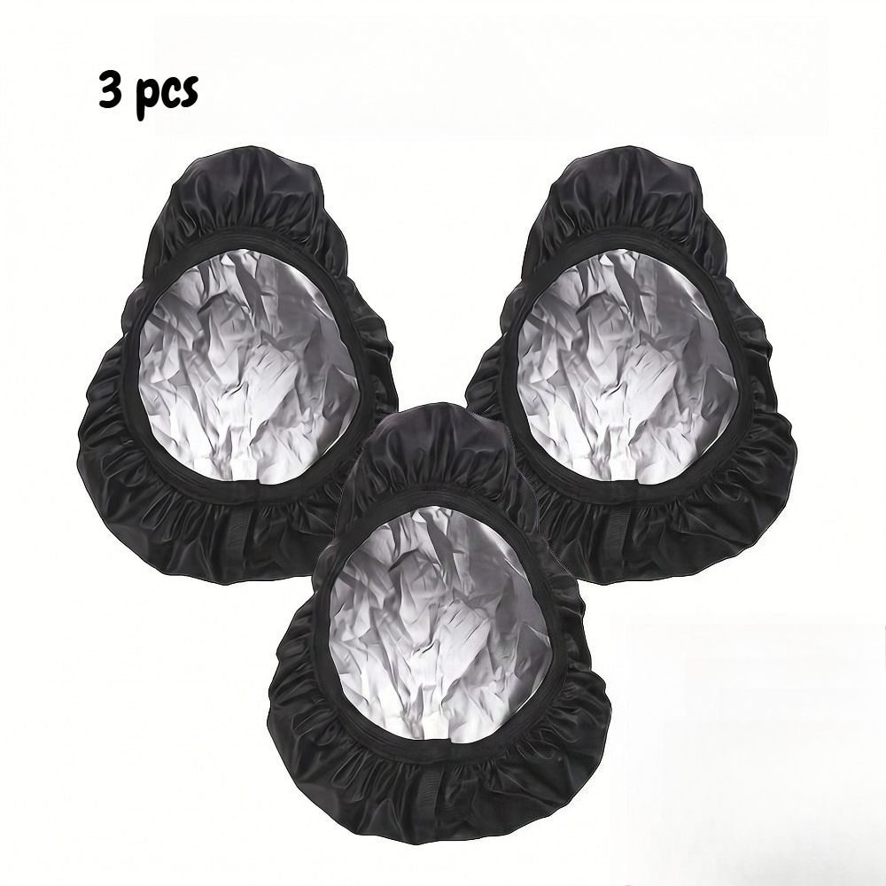 3pcs Seat Cover Protector - Durable Polyester Fiber Cover, Suitable For Road Bikes And Mountain Bikes, Universal Cycling Accessory