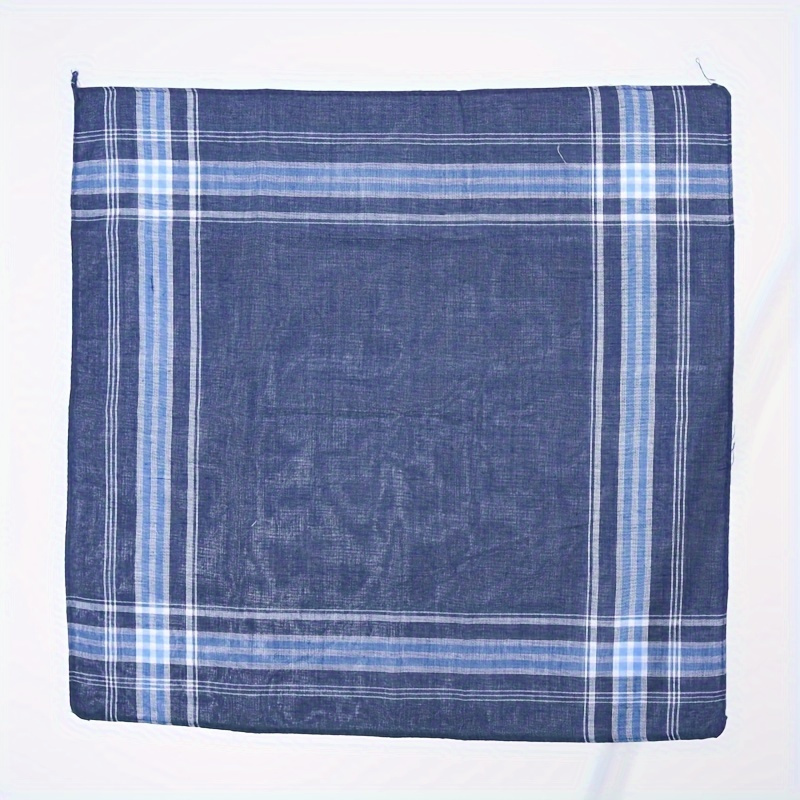 Retro Plaid Handkerchiefs - Set of 12pcs