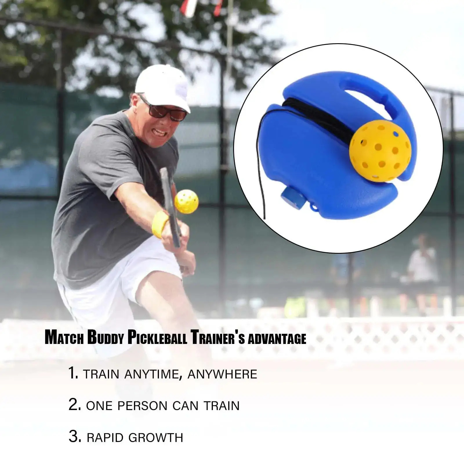pickleball high   trainer pickleball rebounder durable indoor and   aid beginner practice Product details 10