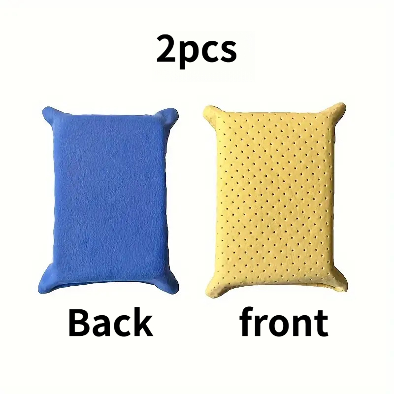 TEMU Pxzz Large Super Absorbent Sponge, 1/2pcs, Suitable For Cars, Mirrors, Glass, Etc. - Traceless And Easy To Clean, Indoor/outdoor Universal