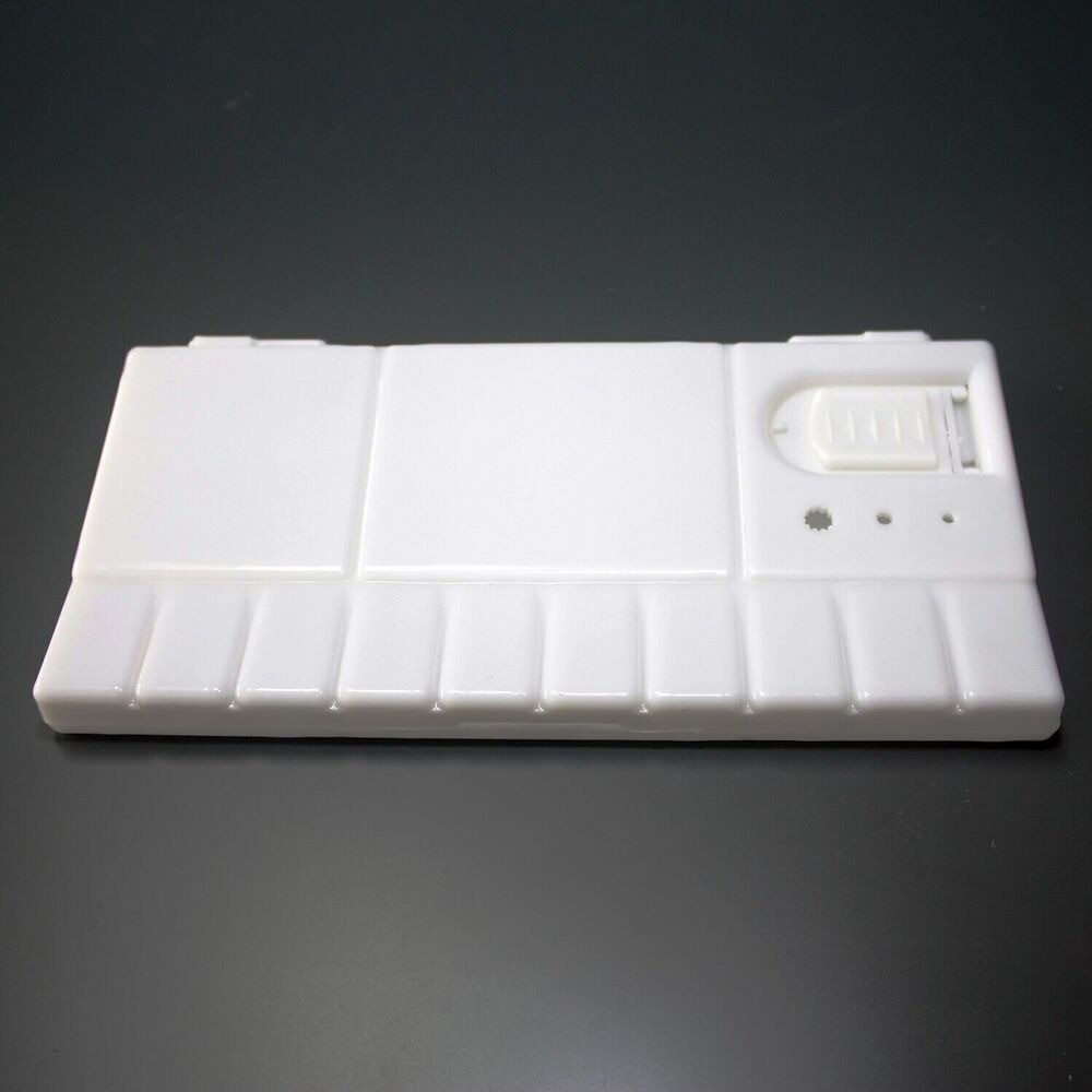 TEMU Palette de Peinture Pliable en Plastique pour Artiste avec Trou pour - Plateau de Mélange Rectangulaire Léger pour Peintures Acryliques,