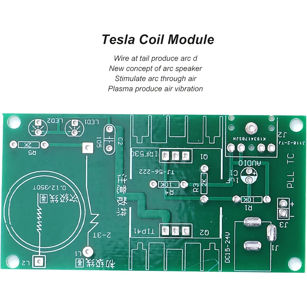 desktop for tesla coil science toy electromagnetic   demo kit creative stem gift for science enthusiasts mixed color fiber material brand   Product details 6