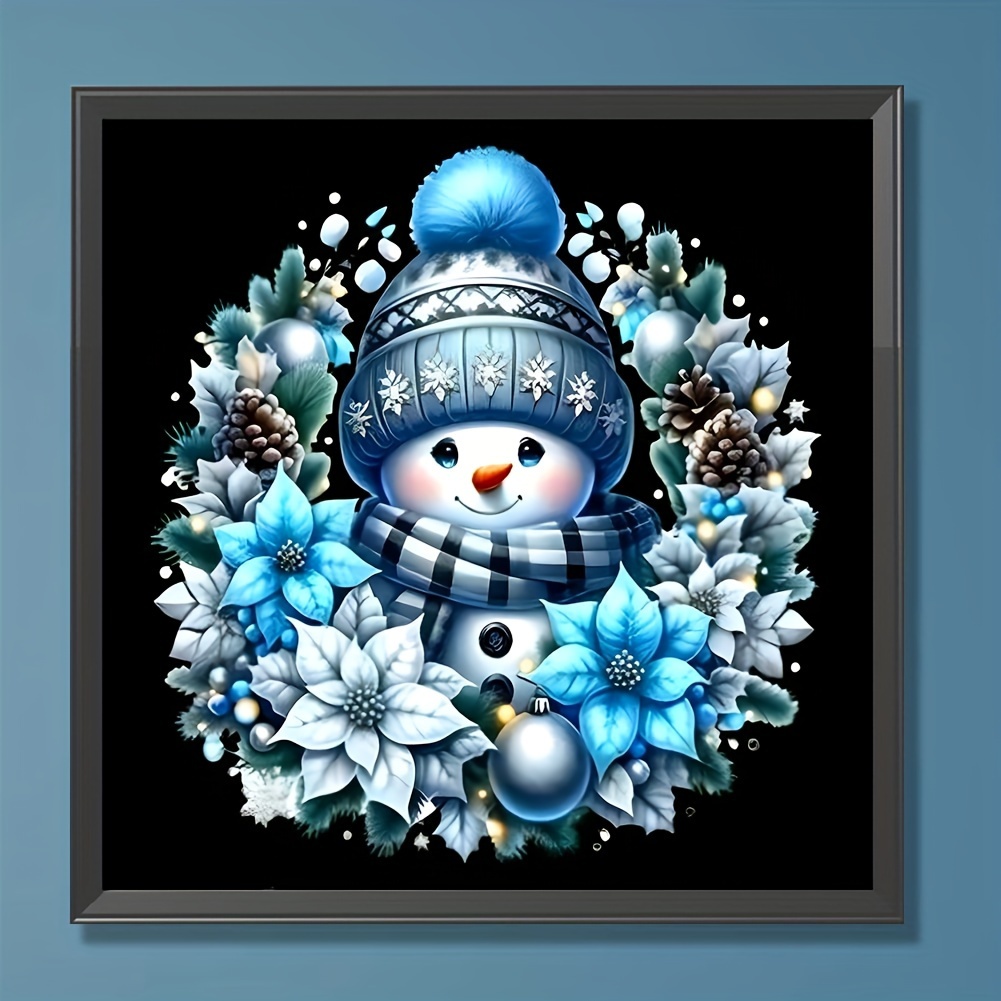 TEMU A Diamond Painting Kit For Adults For The Christmas Holiday - Complete Round Acrylic Diamonds, 5d Art And Craft Set, Perfect For Home Wall