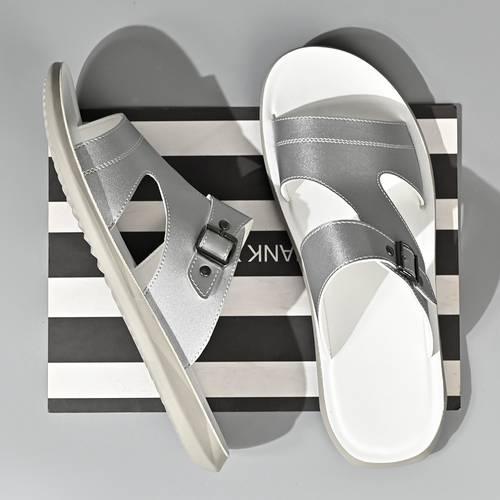 high quality mens sandals and slippers combo set summer outdoor durable non slip high quality thick sole casual slip on flat footwear with storage bag 2pcs