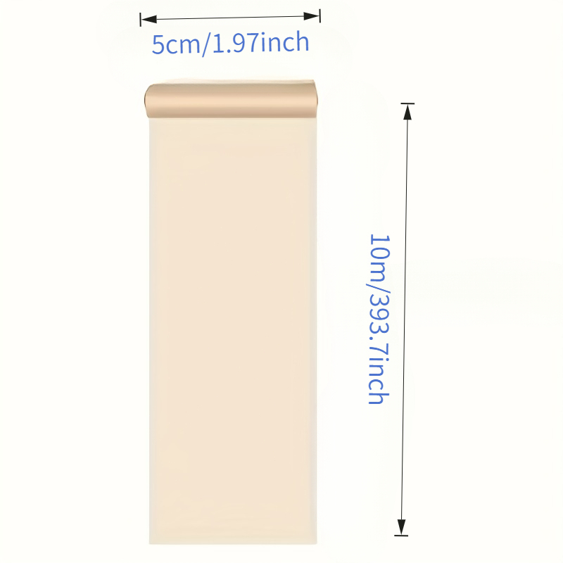 TEMU A Roll Of Gold-colored Waterproof Wall Edge Seam Sticker, Self-adhesive Tile Tape, Attractive Seam Tape