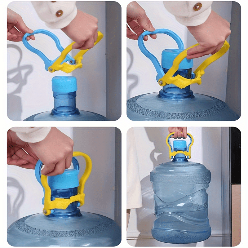 Ergonomic Water Bottle Carrier - Non-Slip, Heavy-Duty Handle for Easy Transport and Handling, PP Material