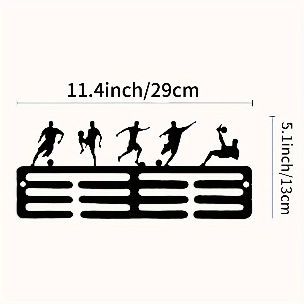 Image of Crafts, 1pc Sports Medal Hanger Wall Decoration, Metal Medal Hanger, Medal Display Stand, Suitable For Football, Track And Field And Sports Trophy, Suitable For Home And Office Use