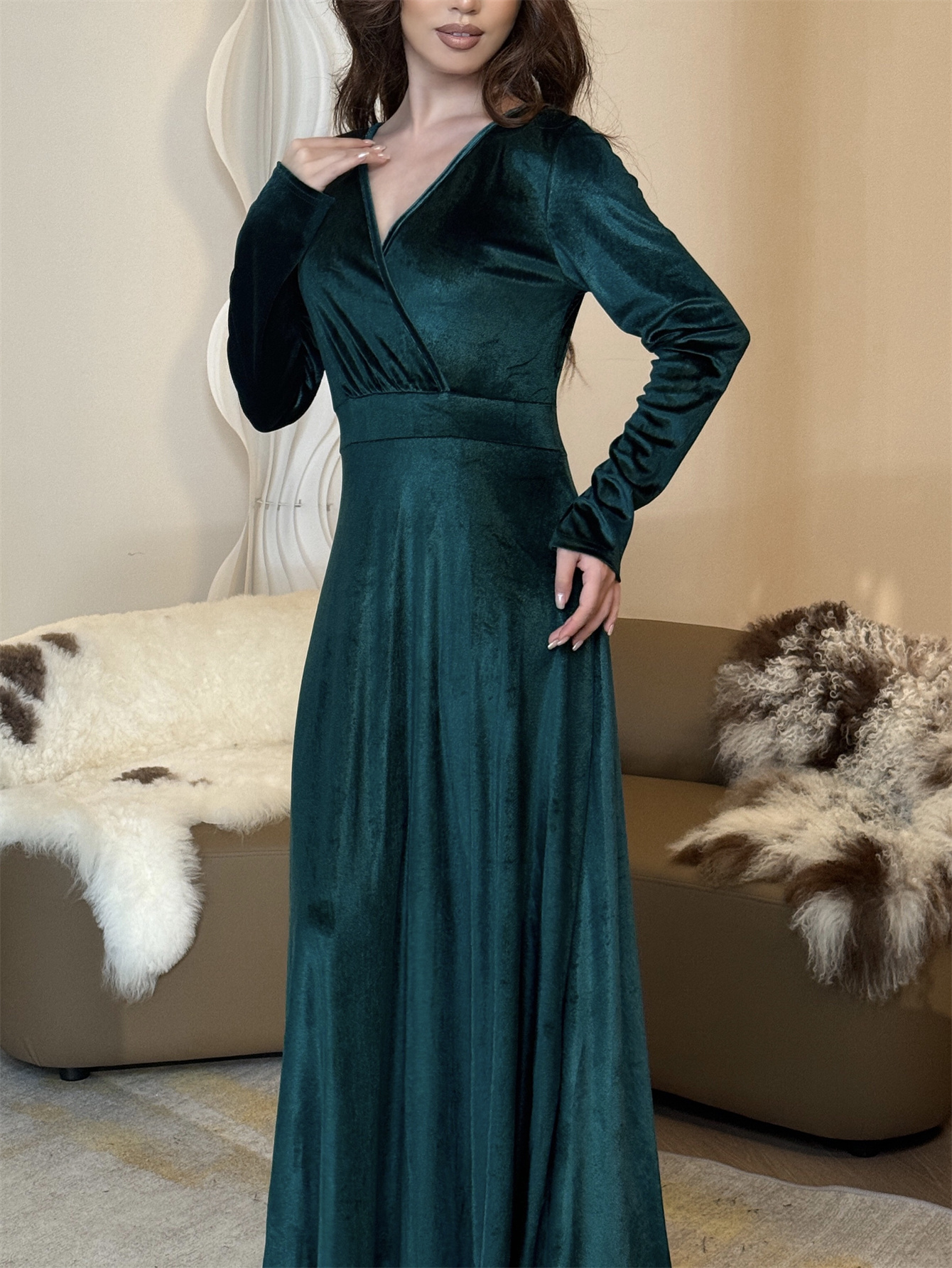gold lace bridesmaid dresses Long A Line Beaded Corset Lace Wedding Dress main image 0