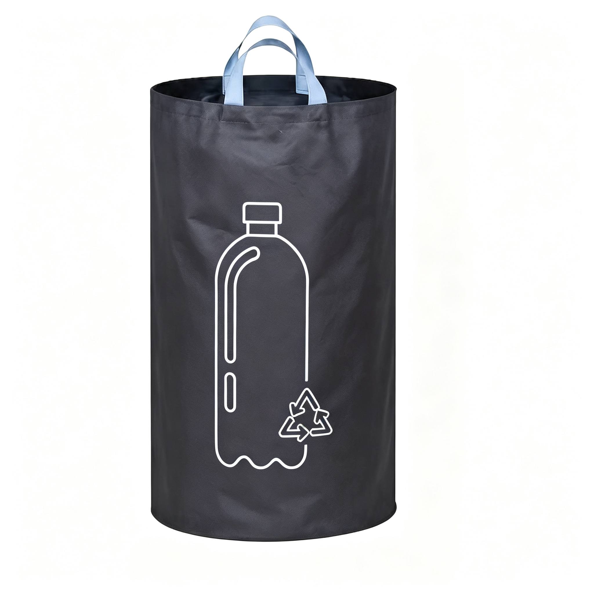 TEMU 1pc Grand Poubelle de Rangement et de Déchets, Conteneur de Pliable et Réutilisable pour Intérieur - Sac à Linge Pliable, Panier de Rangement de