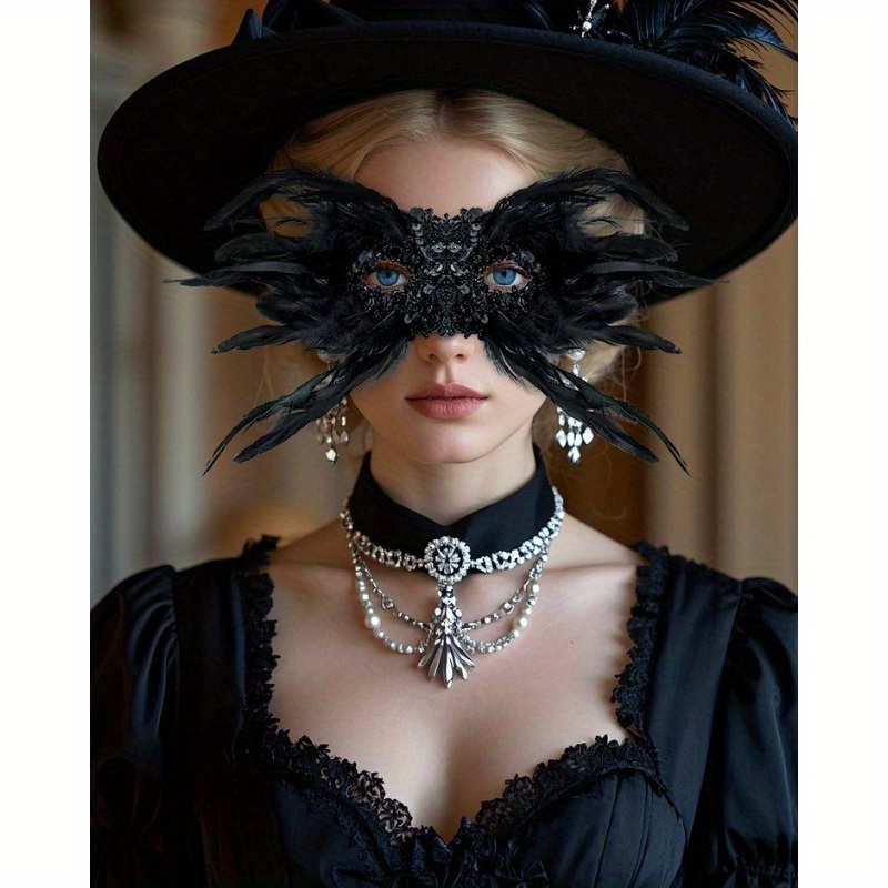Mechanical Half Face Masquerade Masks - Halloween Cosplay Mask For Women & Men, 8 Styles