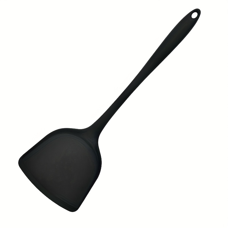 Image of Shaon Silicone Spatula, Long-handled Vegetable Spatula, Kitchen Spatula, Easy And Beautiful, , Easy To Clean, Cooking Spatula, Suitable For Kitchen Use