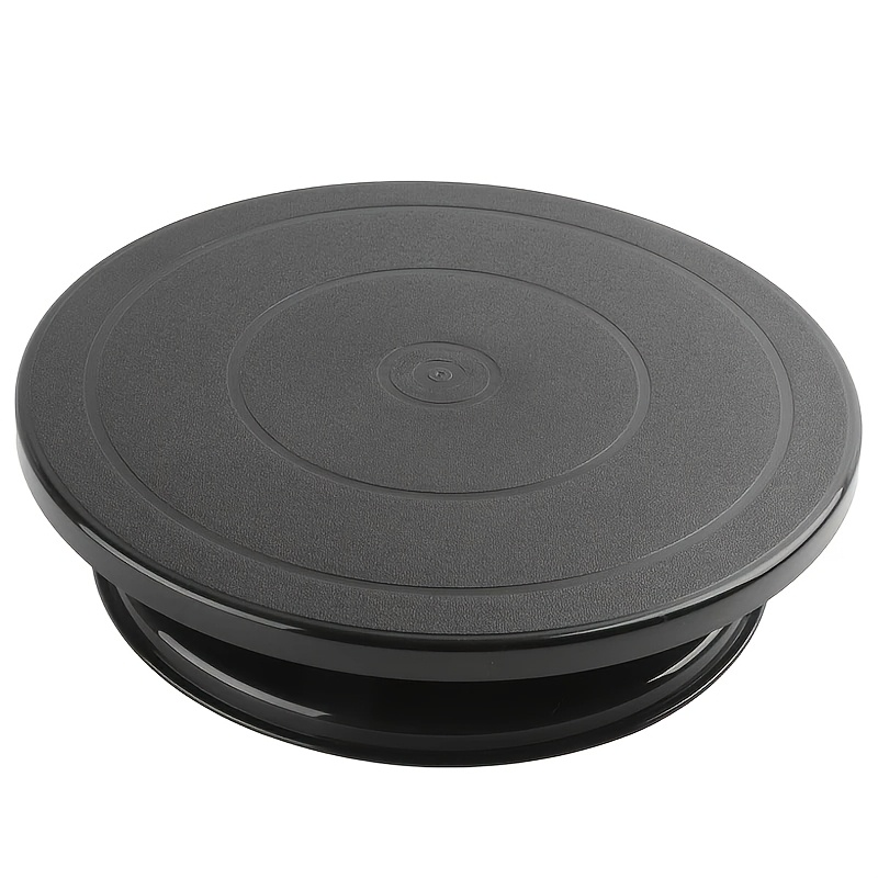 TEMU Voedselveilige taartdraaitafel, taartdecoratiestandaard, roterende baktafel, glazuurdraaitafel, decoratieplatform, bakwerkstation | 360° soepele