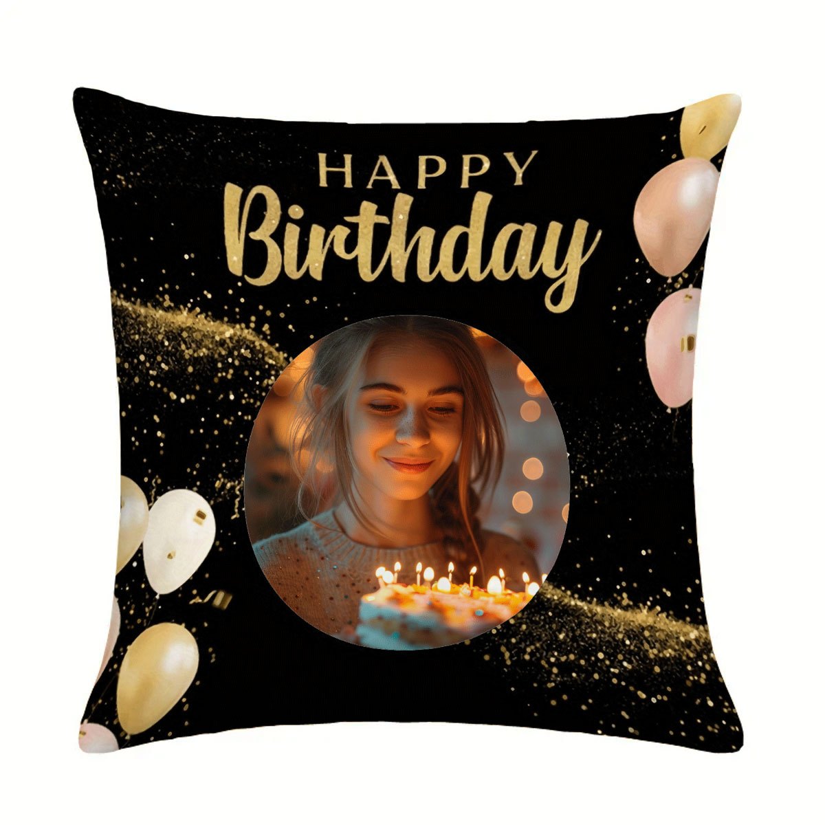 E-shop personalisierter Foto-Kissenbezug, Geburtstagsgeschenk, ein Gedenkgeschenk für die Familie, Muttertag, Valentinstag, Vatertag, Thanksgiving,