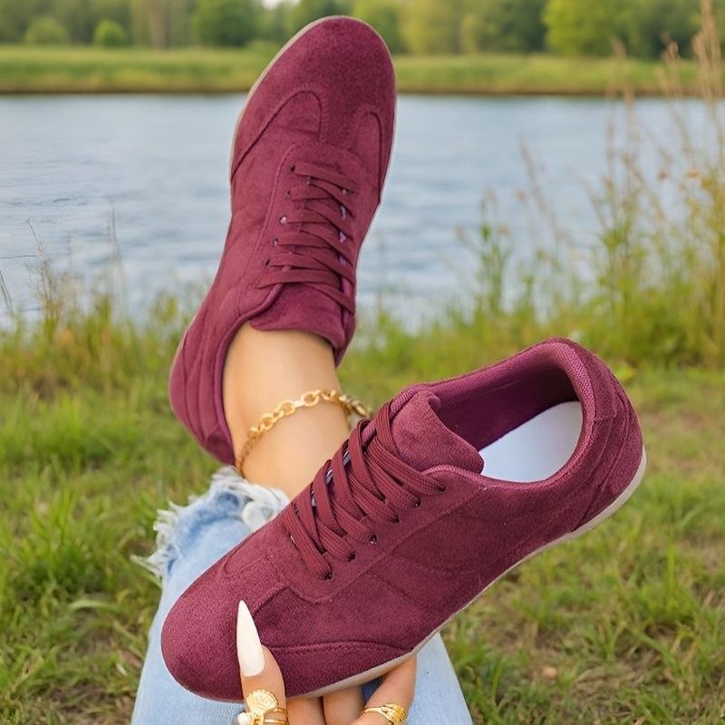 Gentle, Multi-colored Velvet Sneakers For Everyday Commuting And Lazy Loafers., Women Shoes