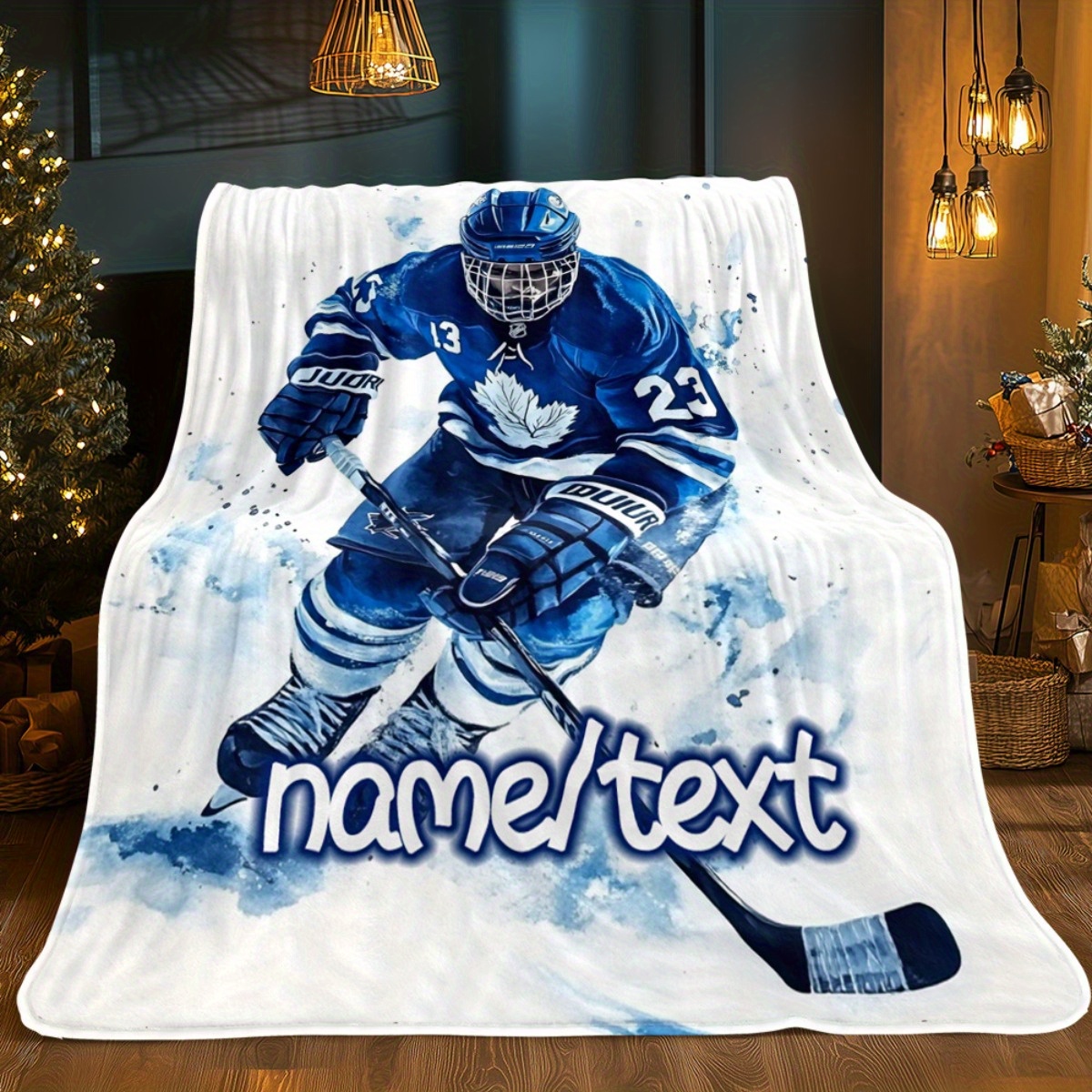 TEMU 1pc Personalization Custom Name Portable Blanket-lightweight Home Furnishings Bedding Blanket Suitable For Travel, Camping, Living Room, Office,