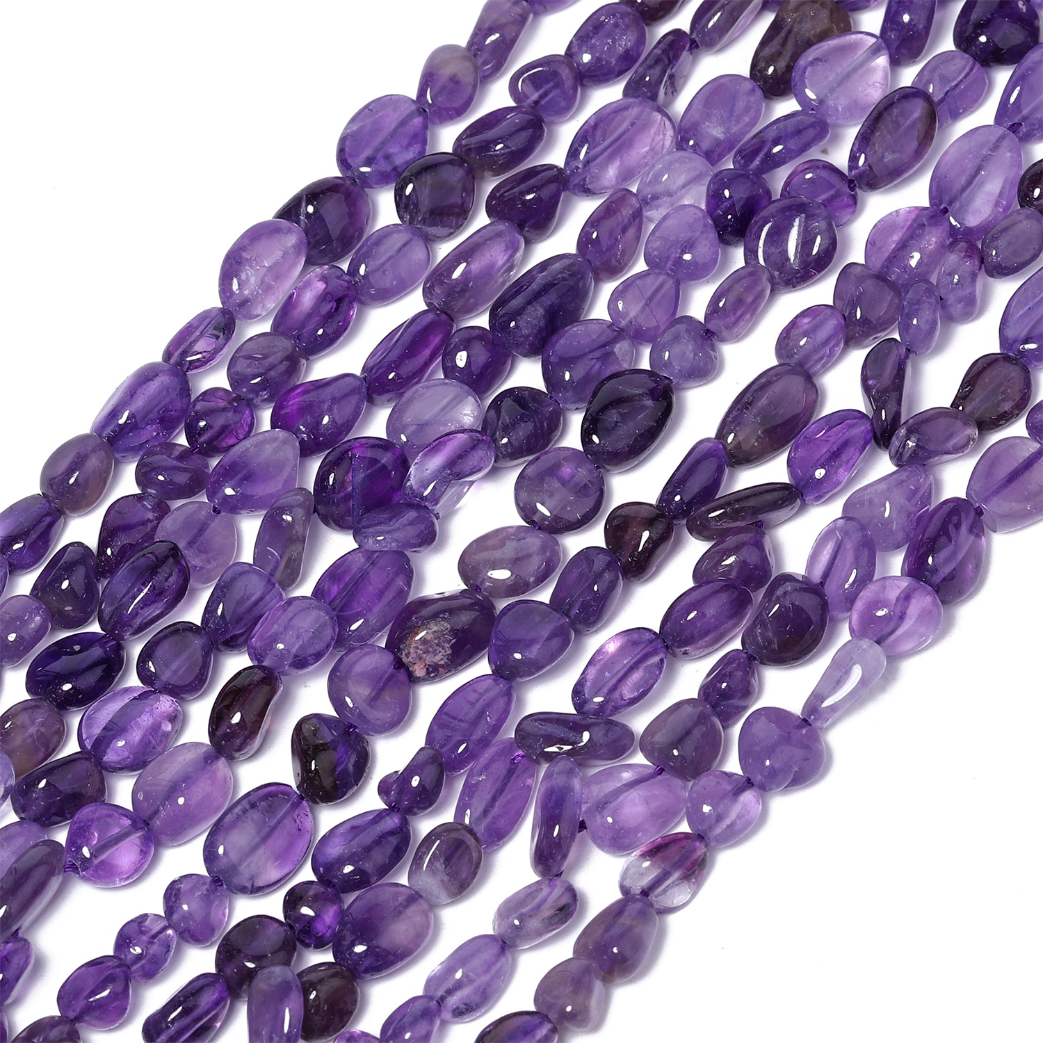 TEMU Elegantes cuentas de natural irregulares de 6-8 mm, ideales para la fabricación de joyas, como pulseras, collares, tobilleras, aretes,