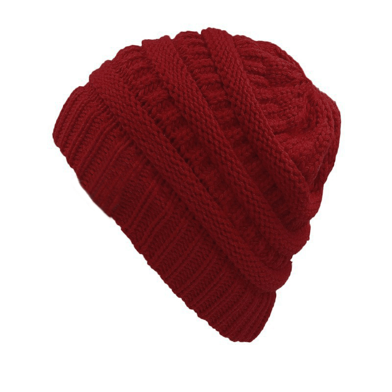 Unisex Solid Color Y2K Style Beanie Hat
