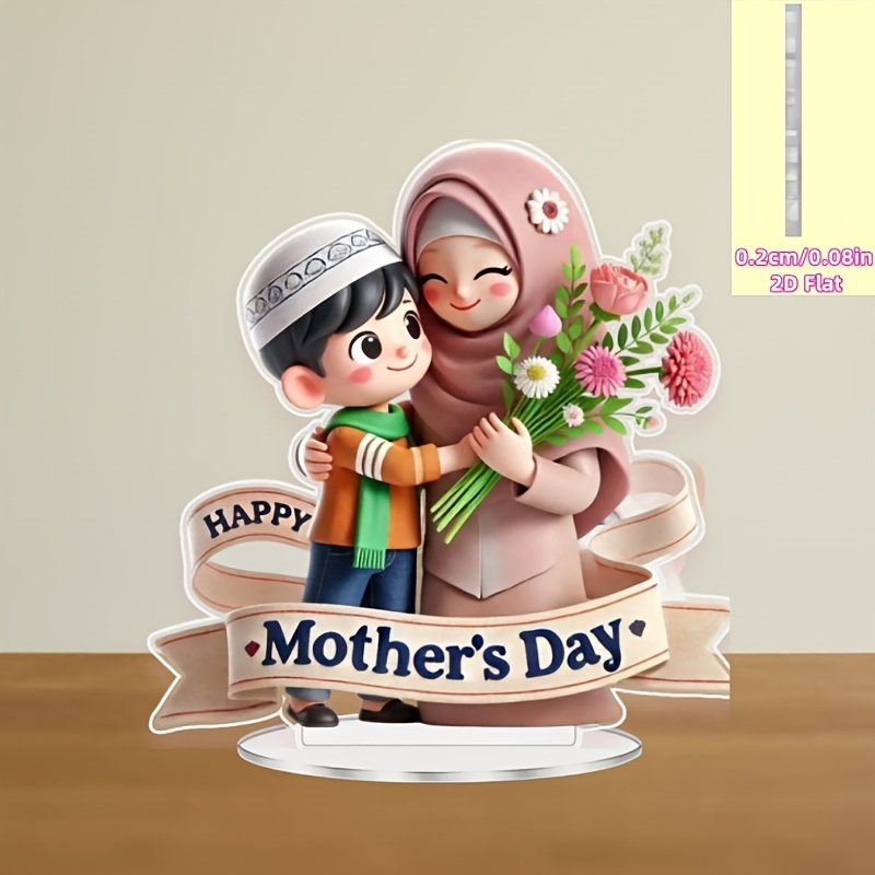 Muttertags-Hintergrund 180x110 Cm – Blumen-Banner, Fotohintergrund, Wiederverwendbar, Polyester