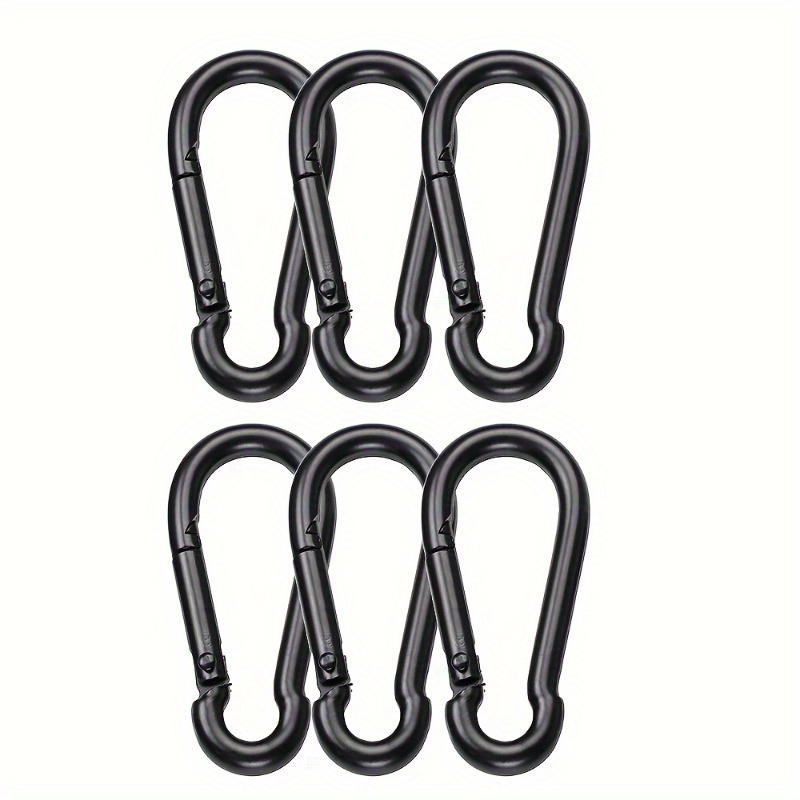 6pcs Ferroelectric Outdoor Sports Gear Spring Backpack Hooks