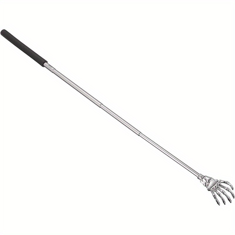 1 - portable extendable skeleton hand back scratcher, a humorous ghost hand massager, perfect as a stocking stuffer for men, dads, women, and adults in black., suitable for halloween & christmas. no artificial fragrances, step back stretcher gift Product details 1