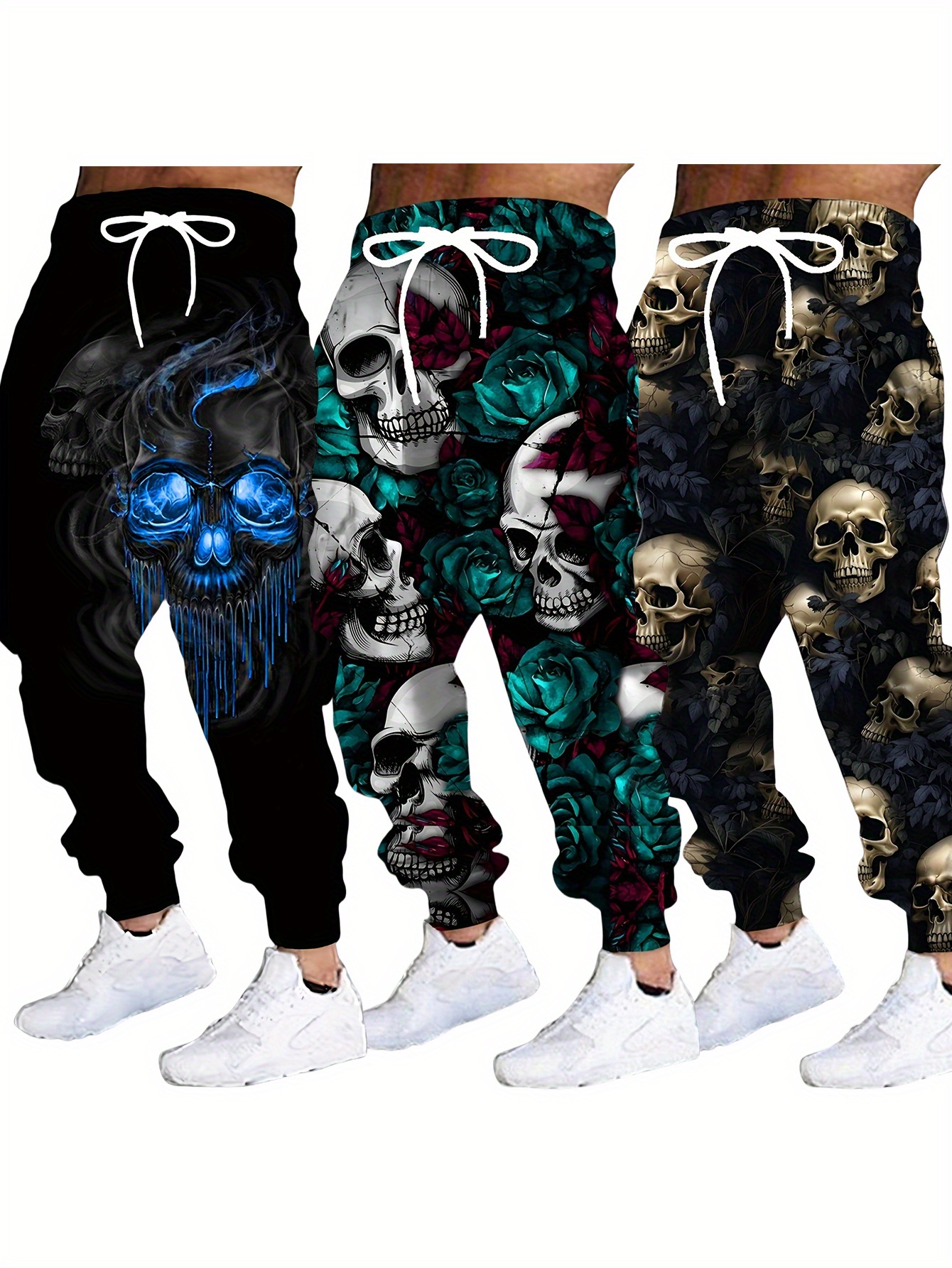 skull pants sold on Temu United States