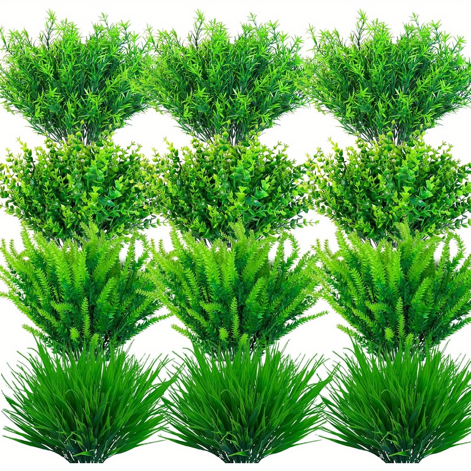 

8pcs Simulation Plants, Decoration Plants, Uv- For And Summer Decoration, For , Setting For Planting, , , Decoration