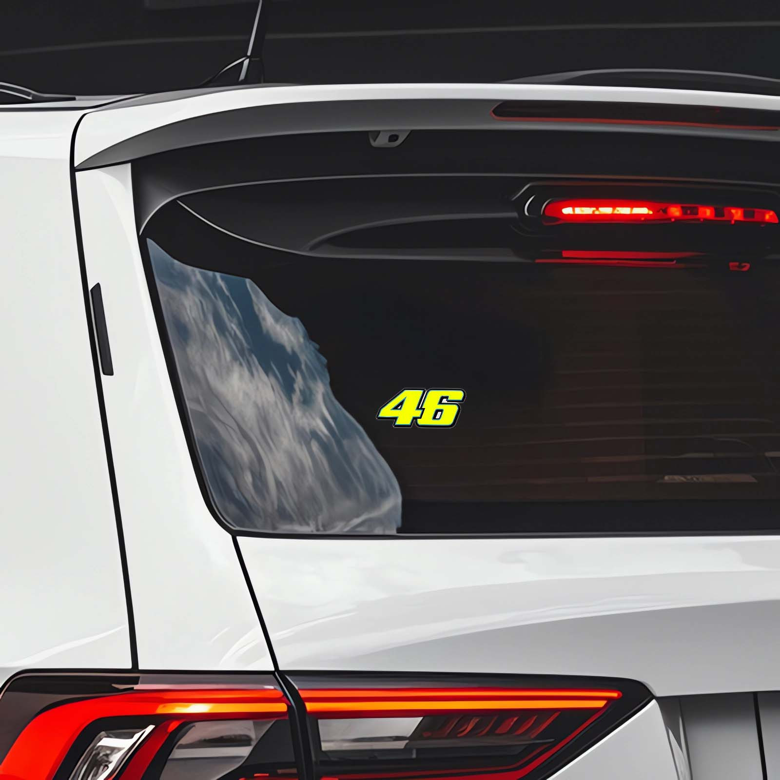 Fluorescent Yellow 46 Vinyl Decal, Suitable For Decorating Car Bodies, Windows, Bumpers, Wall Doors, Motorcycles, And Your Home