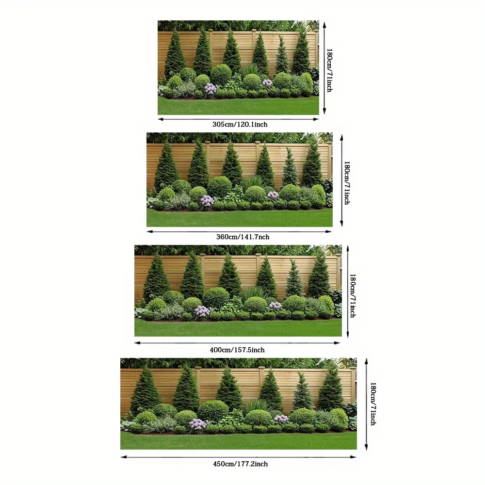 E-shop [2D Flachdruck] . [QD_VIVIOS] Garten Sichtschutz Garagentor Banner Geeignet für Zuhause, Garten und Gewerbliche Nutzung - Lebendige Dekorative