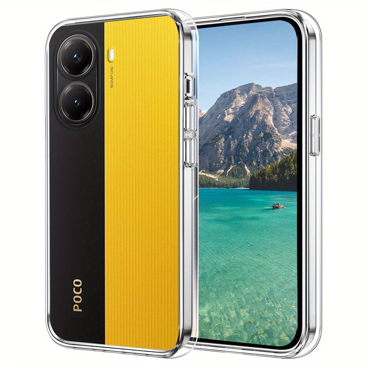 TEMU Phone Case - Ultra-thin Anti-fall Phone Case For Poco X7 Pro, Scratch-resistant Soft Cover For Xiaomi Poco X7 Pro, Hd Transparent