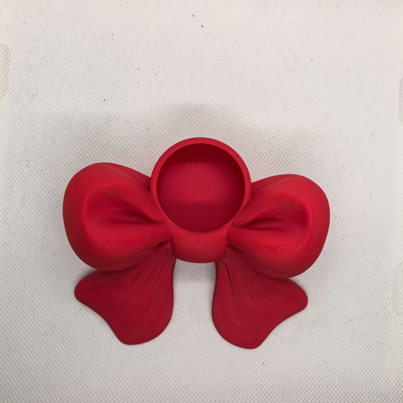 TEMU Bow Candle Holder, Can Electronic Candles With A Diameter Of Approximately 4cm/1.57inch. Holiday Decoration, Home Desktop Decor, Birthday Gift,