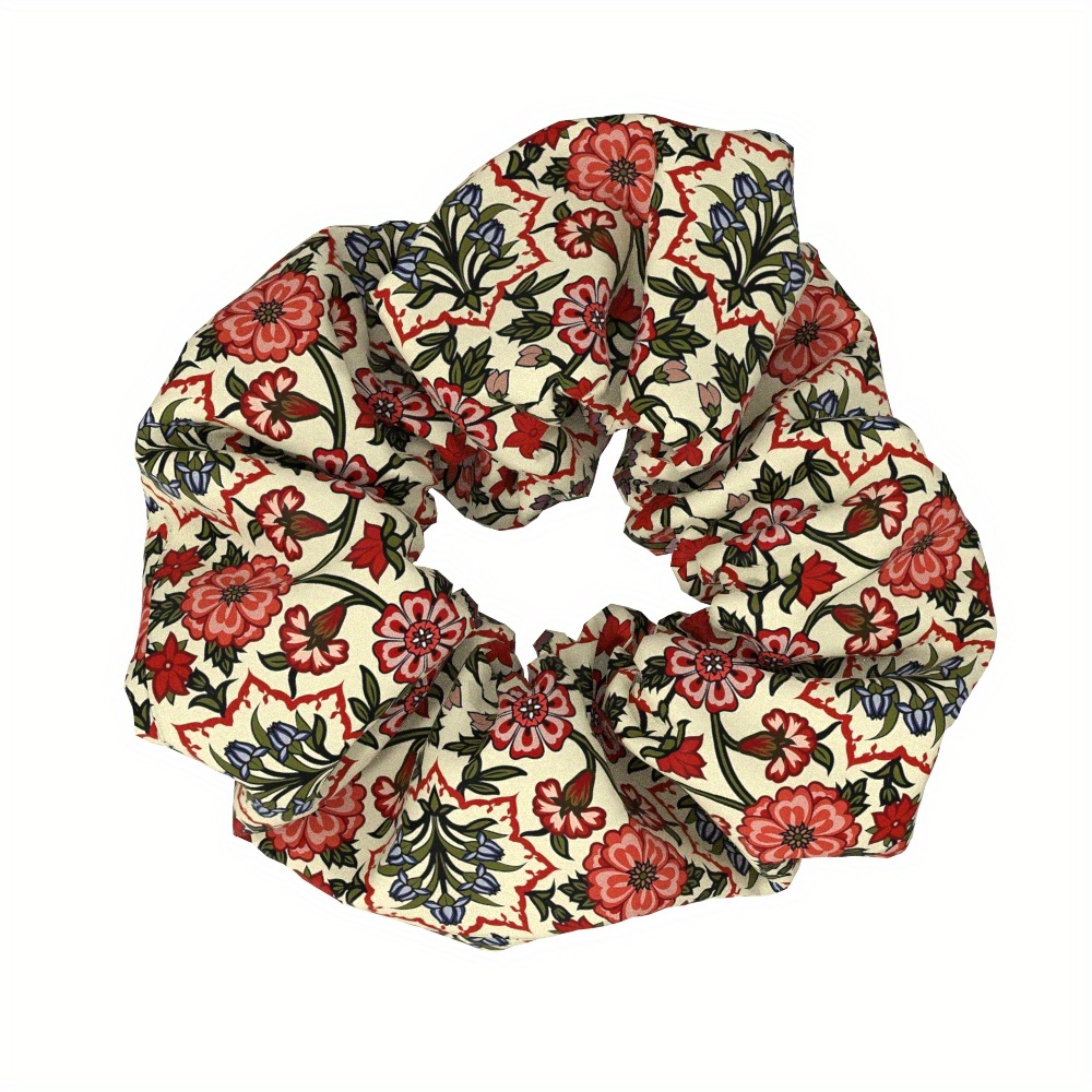 TEMU 1 elastico per capelli da donna in tessuto con design a crasso, accessorio decorativo per capelli per feste e regali