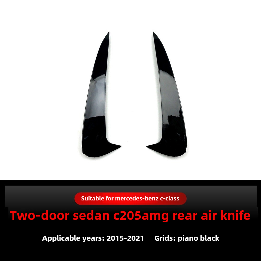 TEMU 2pcs For 2015-2021 Coupe C205 Rear Wind Deflector Modified Parts