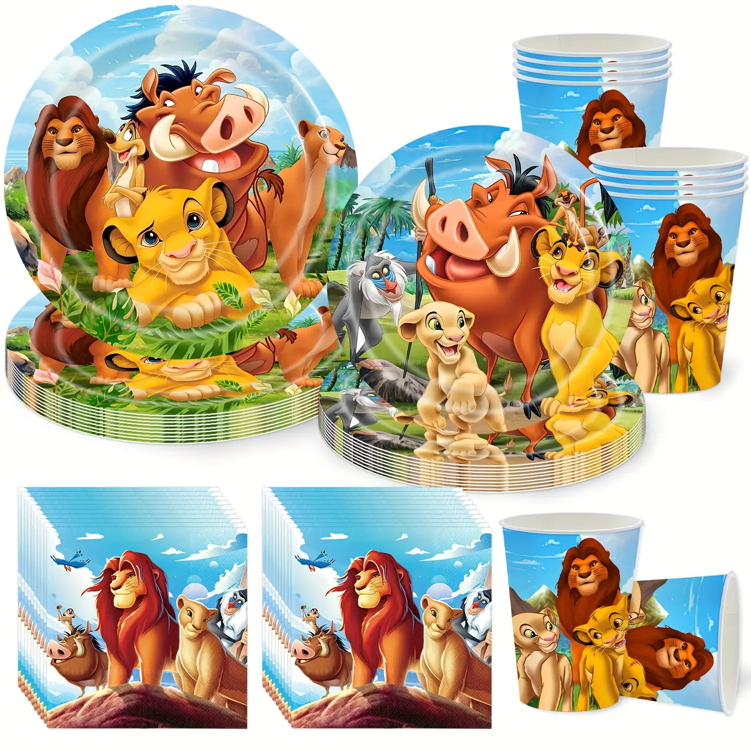 lion king party supplies sold on Temu United States