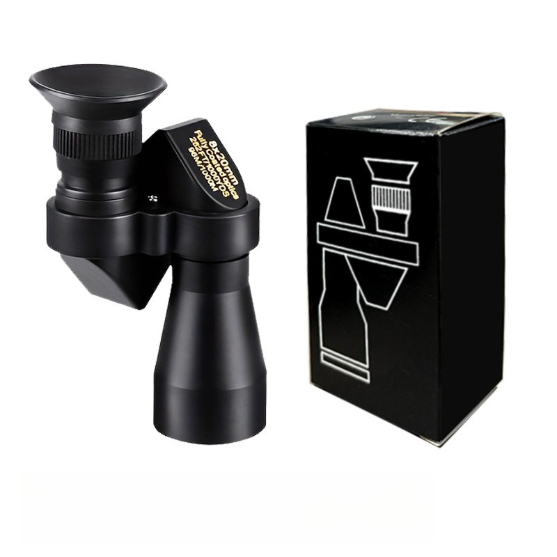 TEMU Télescope portable à passage unique 8*20, utilisable directement à l'œil nu, peut également être utilisé pour les objectifs de zoom optique des